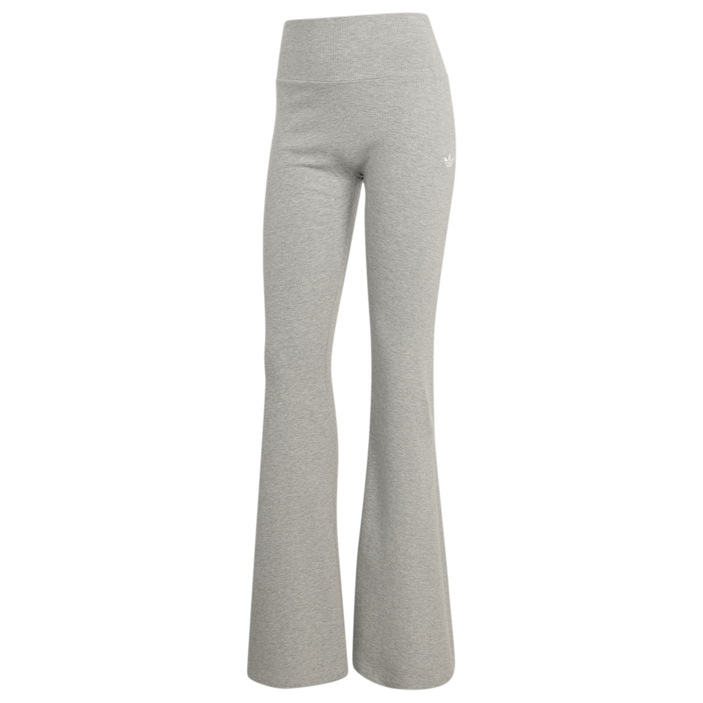 adidas Originals Essentials Rib Flared Leggings - Women's - Medium Grey Heather