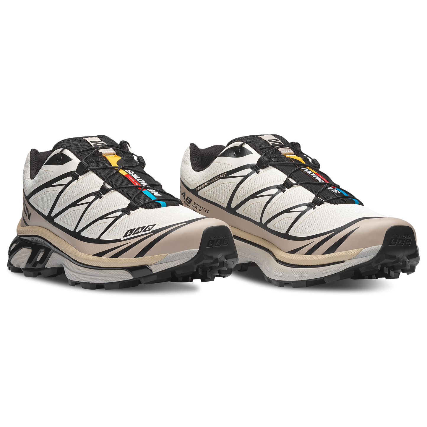 Salomon XT-6 - Men's - Silver Cloud/Black/Vanilla Ice
