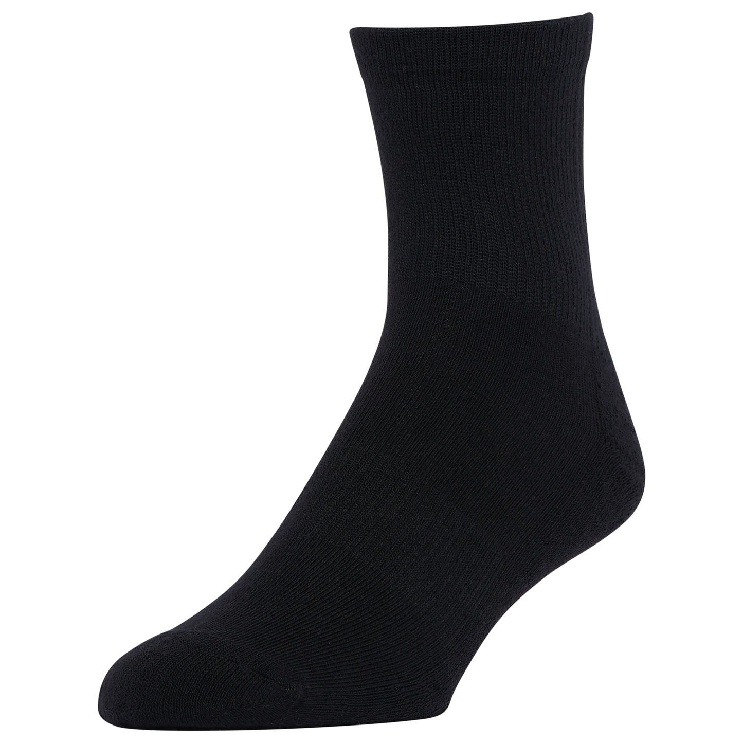 LCKR 6-Pack Athletic Half Cushion Quarter - Men's - Black/Black
