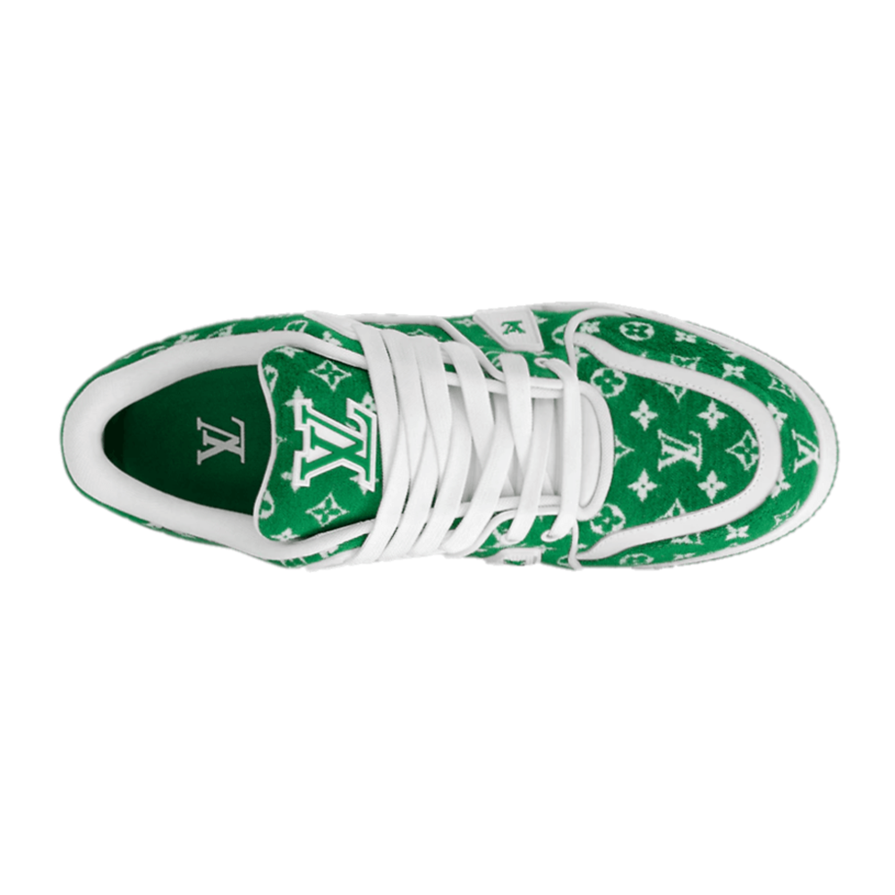 Louis Vuitton LV Trainer Sneaker Green Monogram
