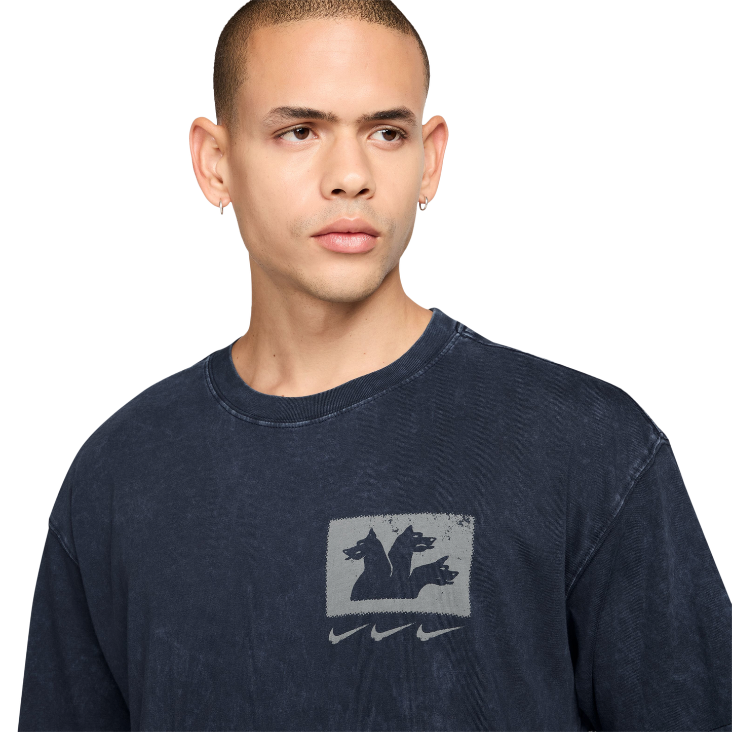 Nike NSW LSE Triple Threat T-Shirt - Men's - Navy/Gray