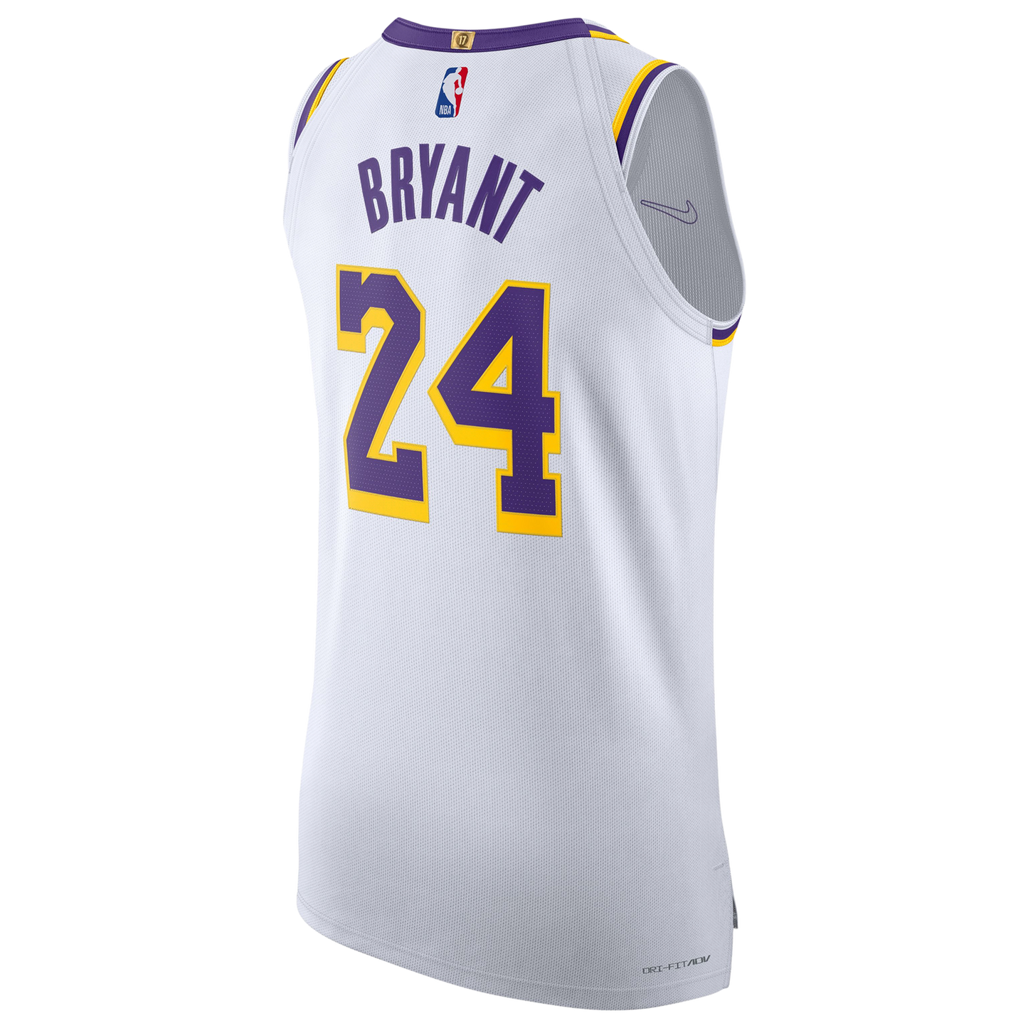 Nike Lakers Association Edition Jeresey - Men's - White/Yellow/Purple (M5911101)