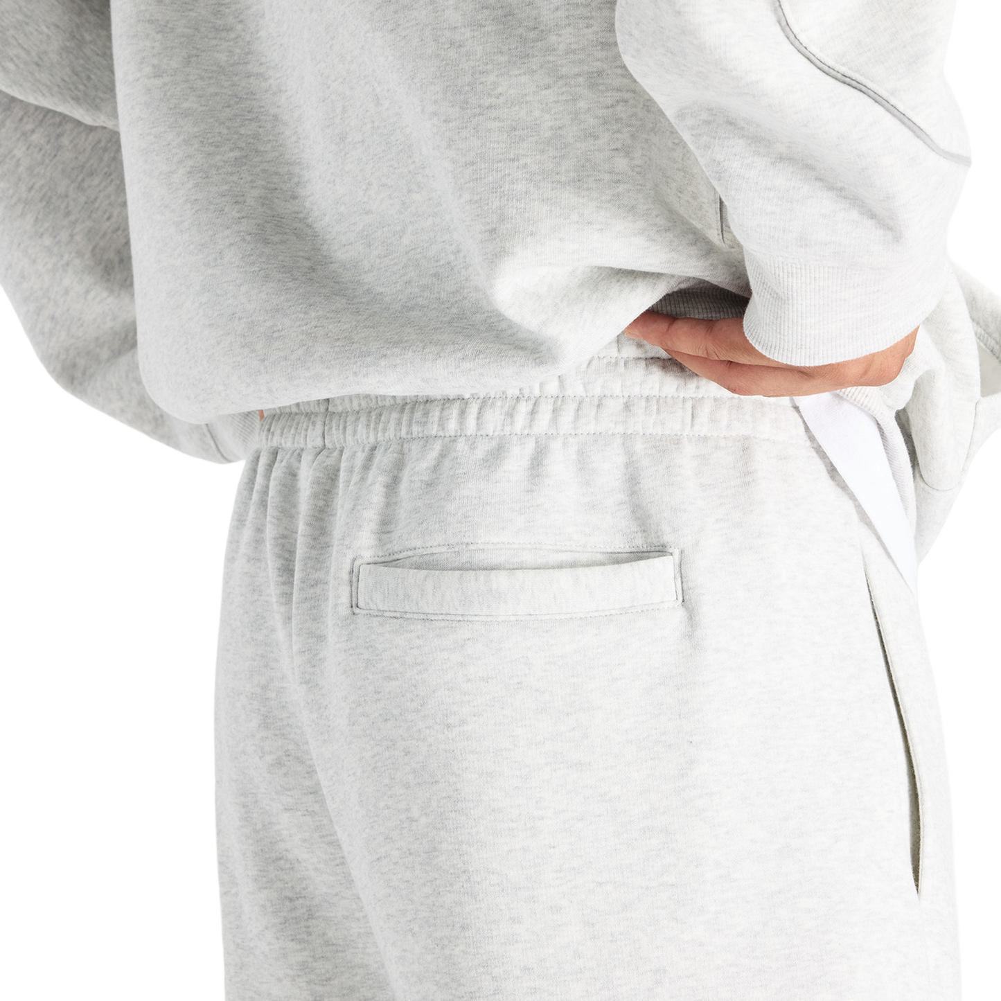 New Balance NB TRACKSIDE FLEECE SHORT - Men's - Gray