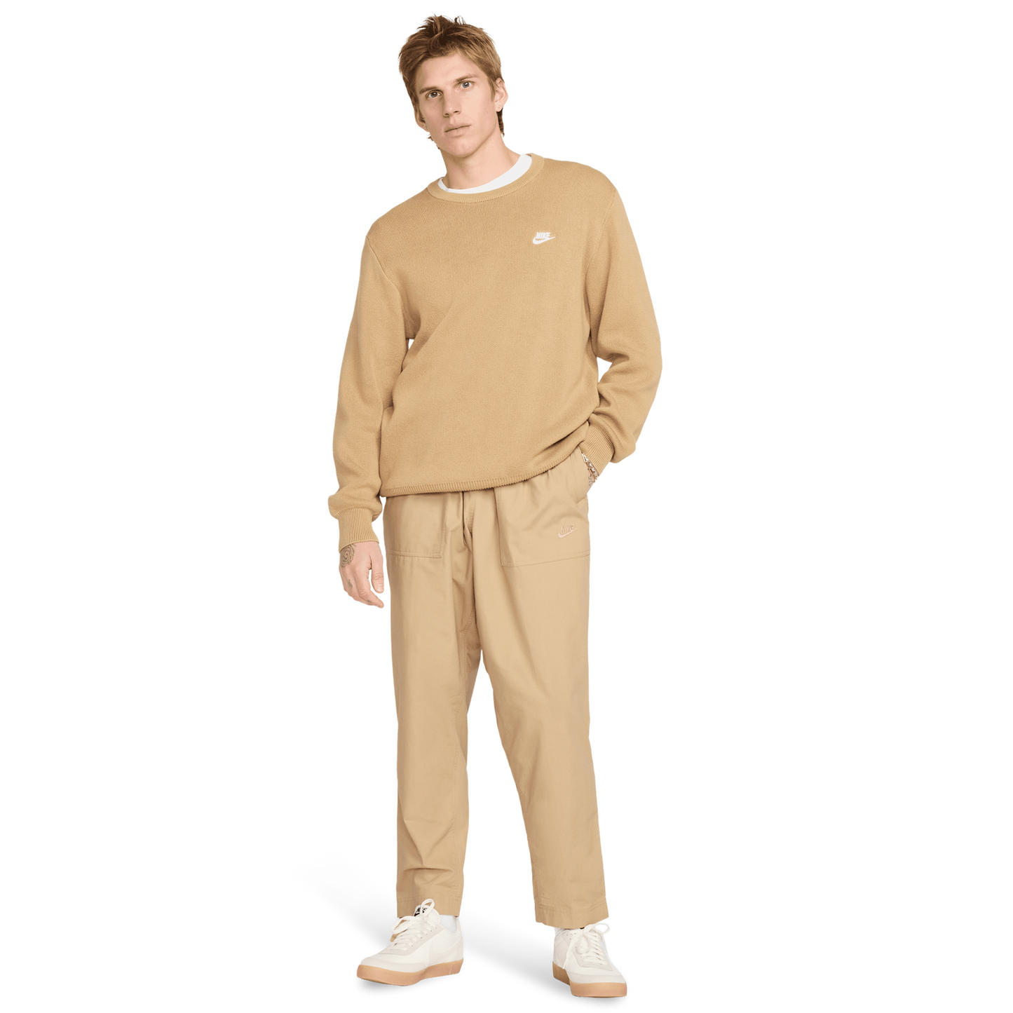Nike Club Barcelona Pants - Men's - Parachute Beige/Parachute Beige
