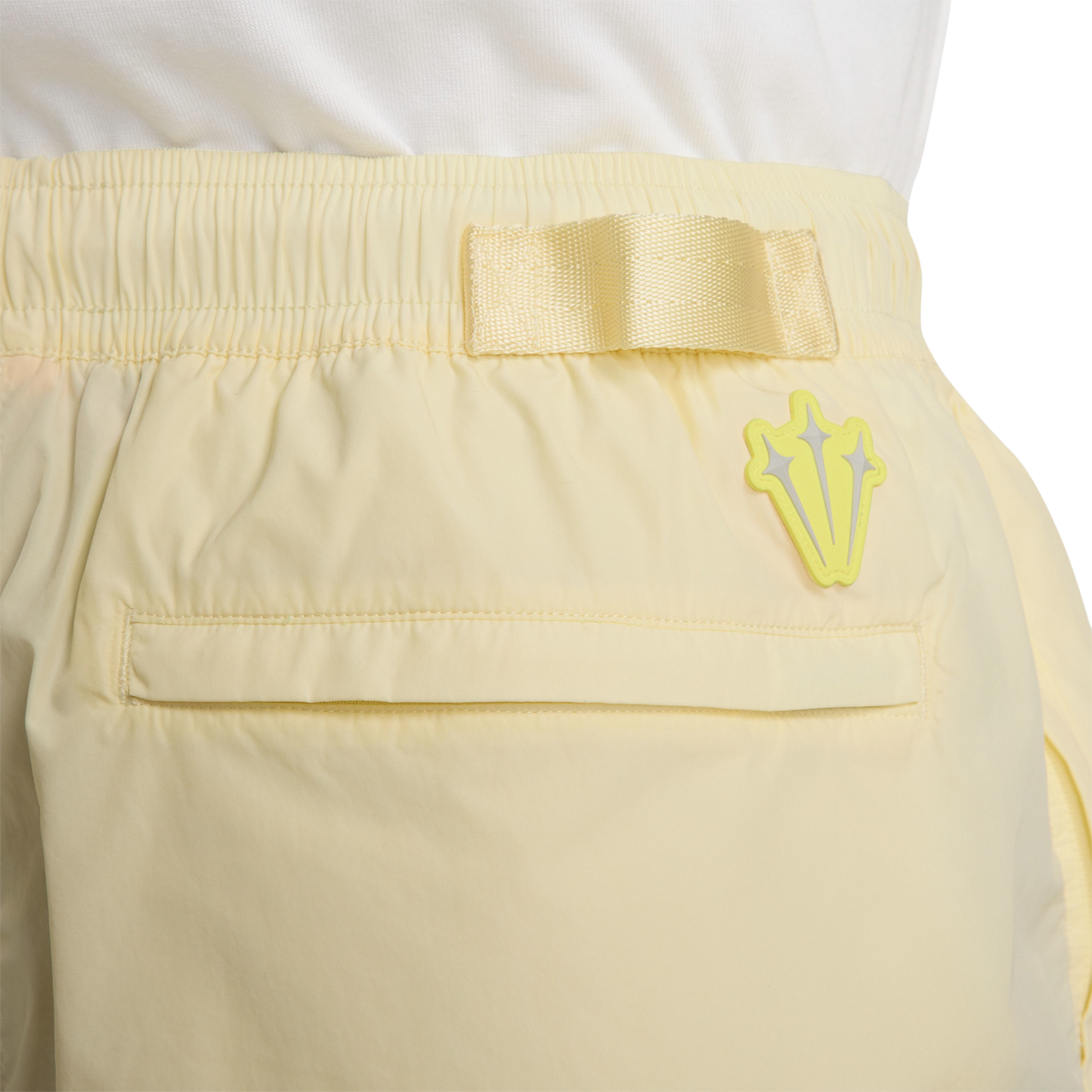 Nike NRG Nocta CS Woven Shorts - Men's - Yellow/Gray