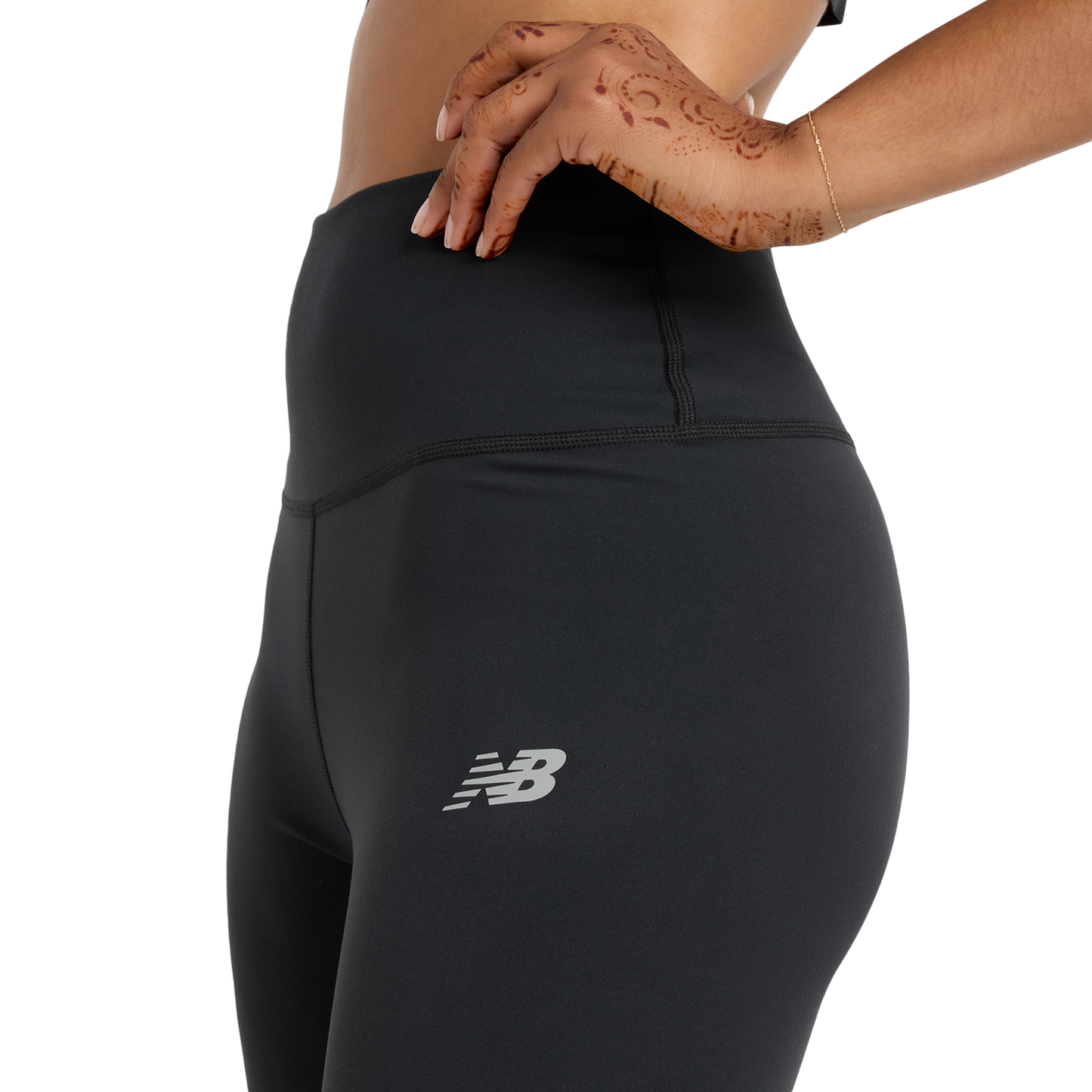 New Balance Harmony High Rise 25" Leggings - Women's - Black/Black