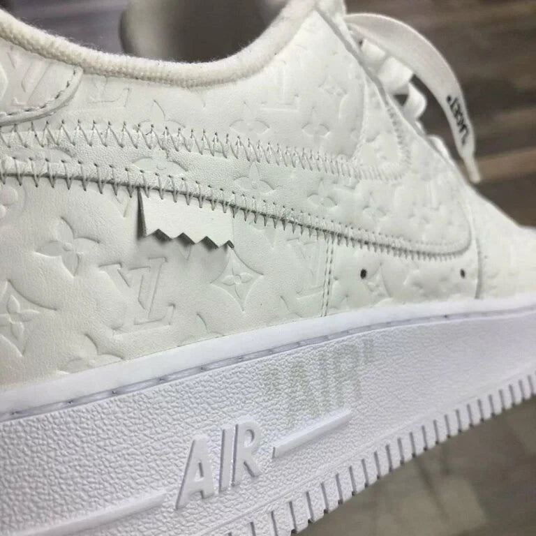 Louis Vuitton x Nike Air Force 1 Mid White