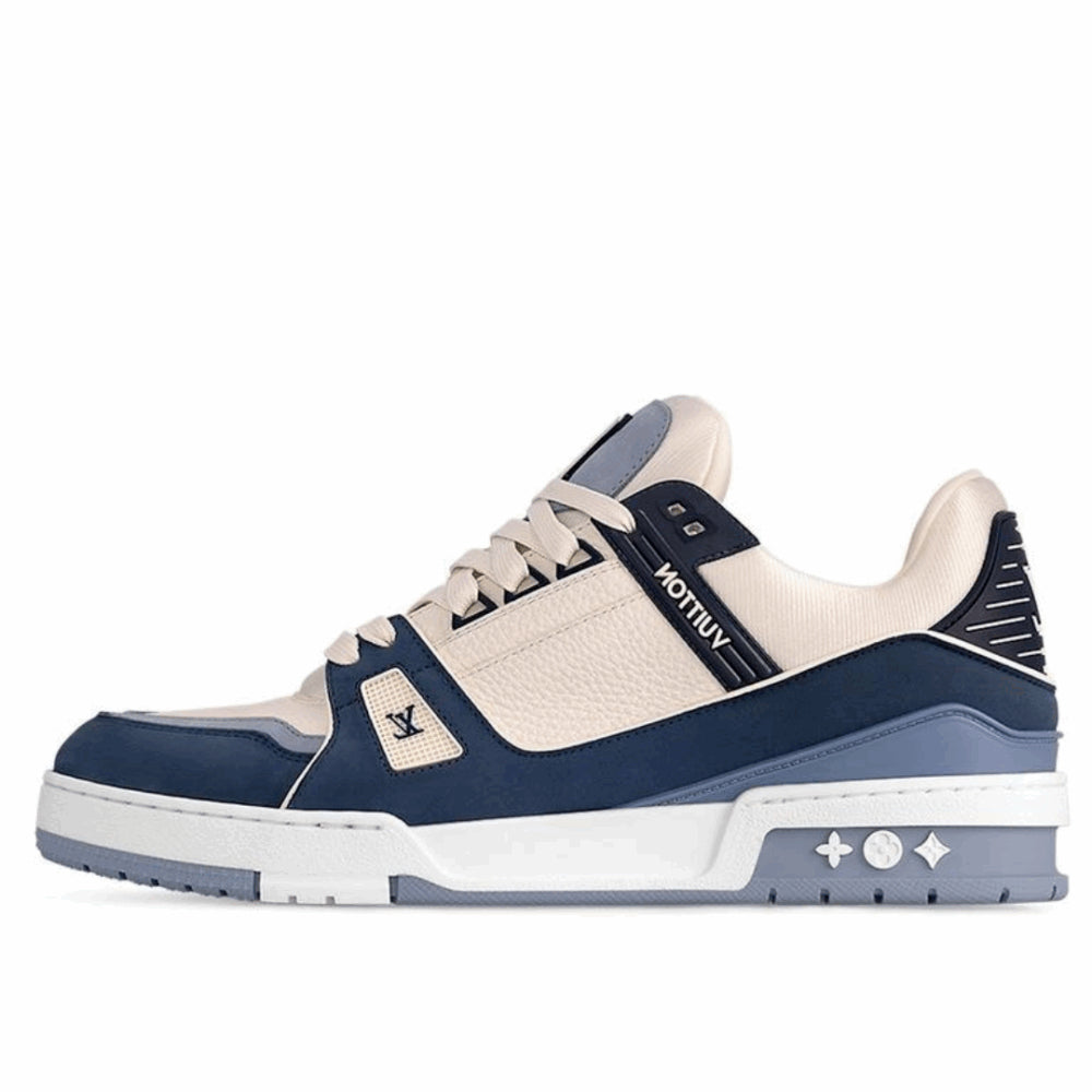 Louis Vuitton LV Trainer Blue Beige