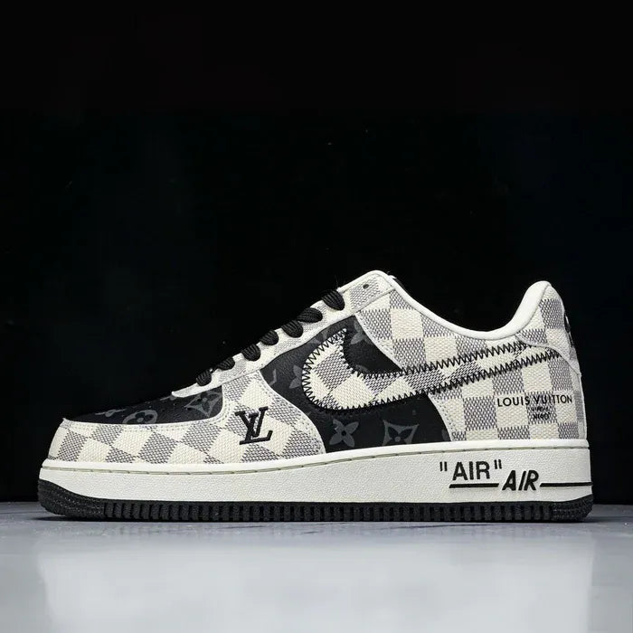 Louis Vuitton x Nike Air Force 1 Royal Black
