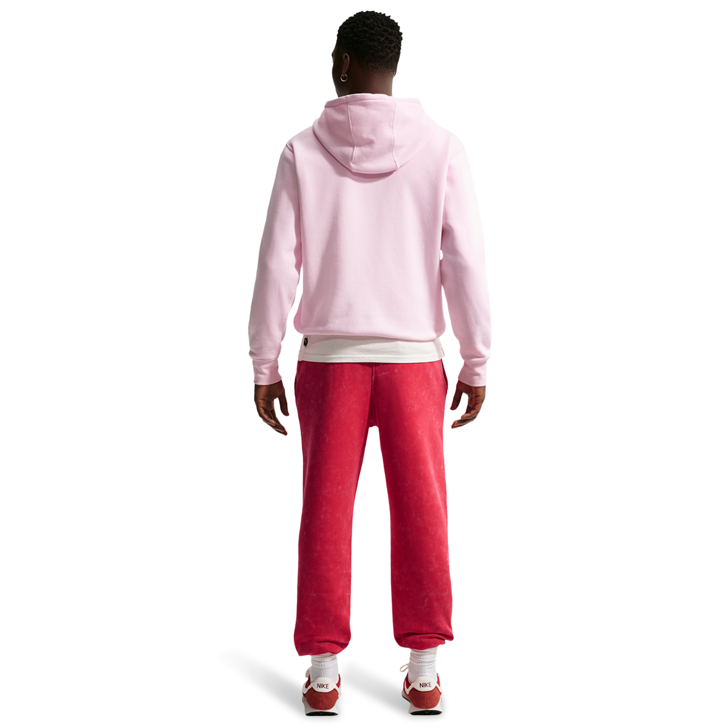 Nike CWash Club Basketball Cuff Pants - Men's - University Red/University Red
