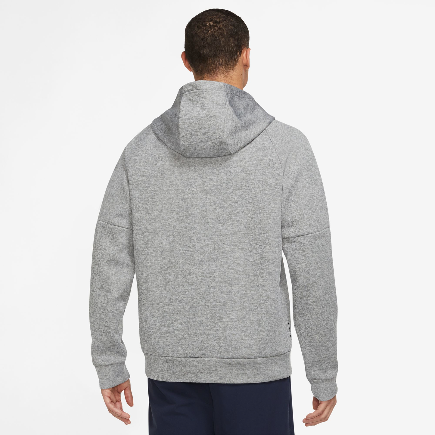 Nike Therma Fleece Full-Zip Hoodie - Men's - Particle Grey/Dark Grey Heather/Black