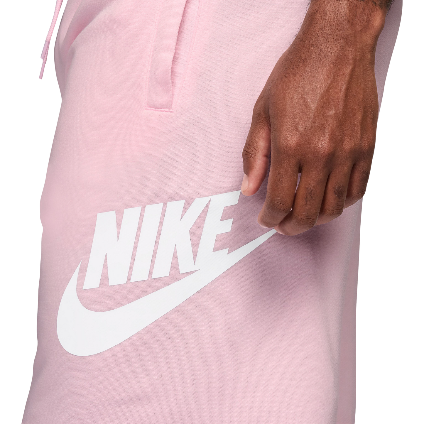 Nike Club Alumni FT Shorts - Men's - Pink/Pink