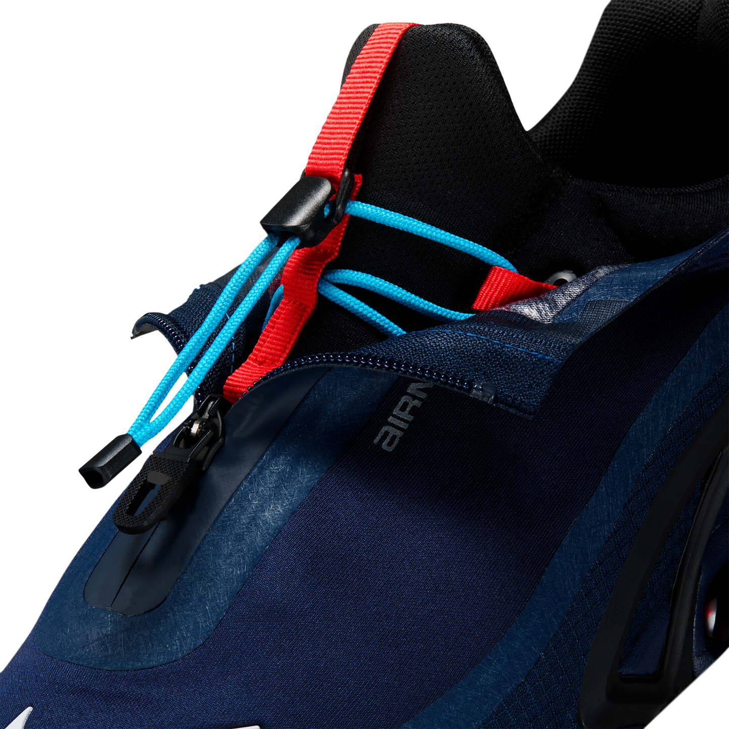 Nike Air Max DN Roam - Men's - Obsidian/Mtlc Silver/Chile Red