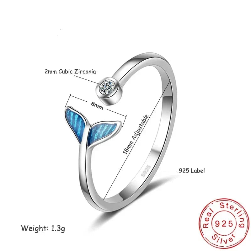 Mermaid Tail Minimalist Ring - foto 6