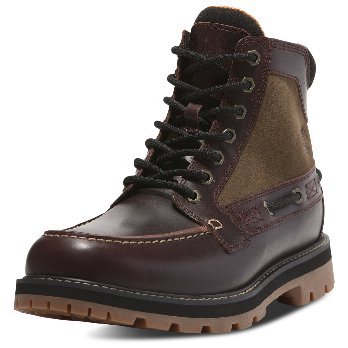 Timberland Britton Road Moc-Toe Boot - Men's - Burgundy/Burgundy/Burgundy