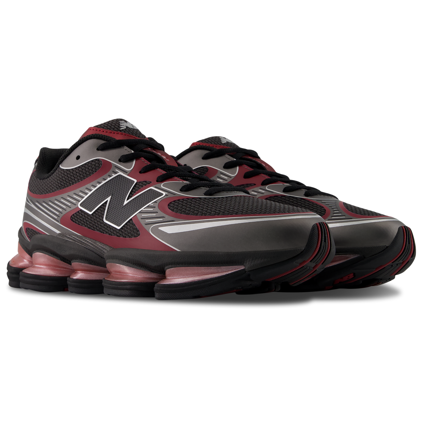 New Balance 2000 - Men's - Black Cement/Podium Red