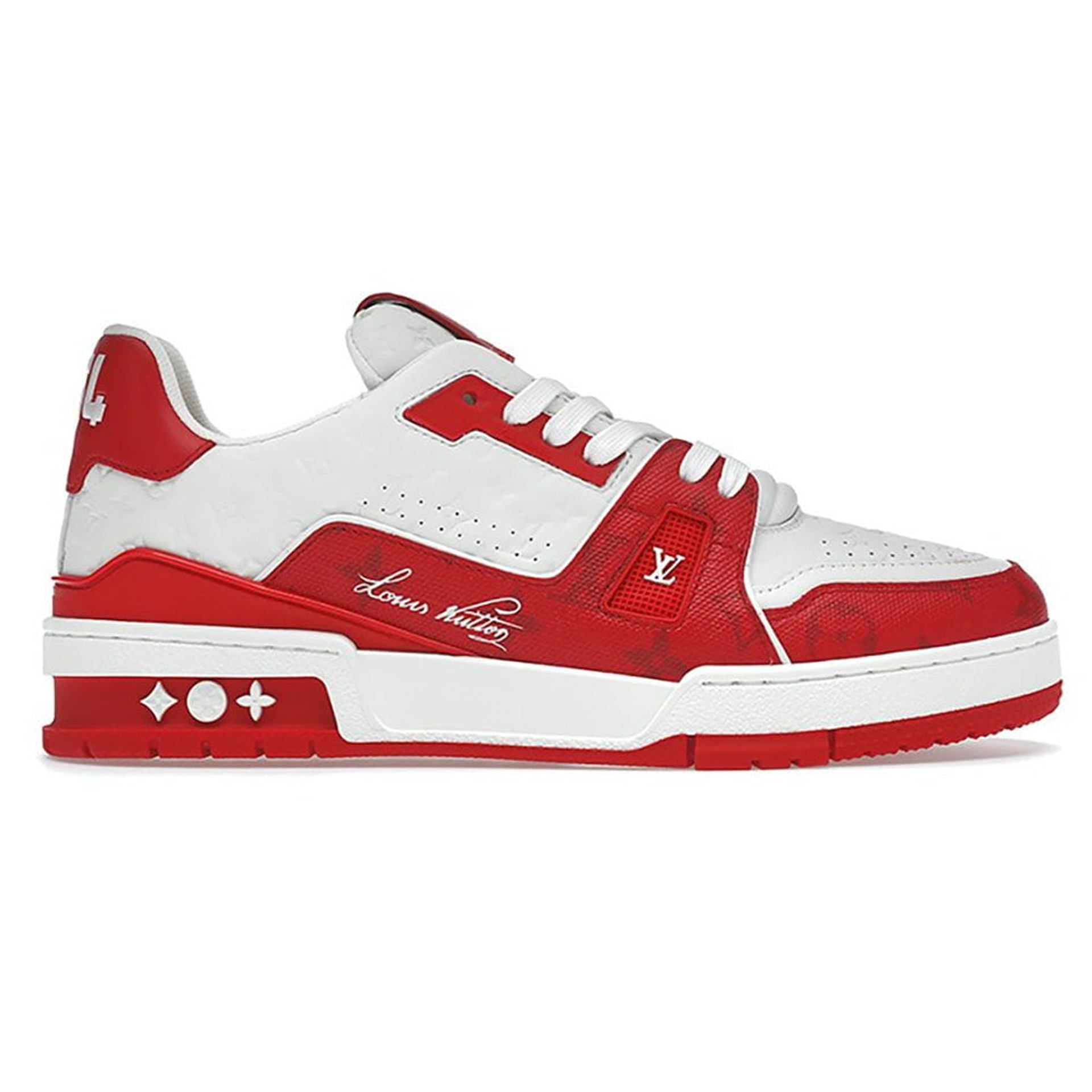 Louis Vuitton LV 54 Trainer Red White Sneaker