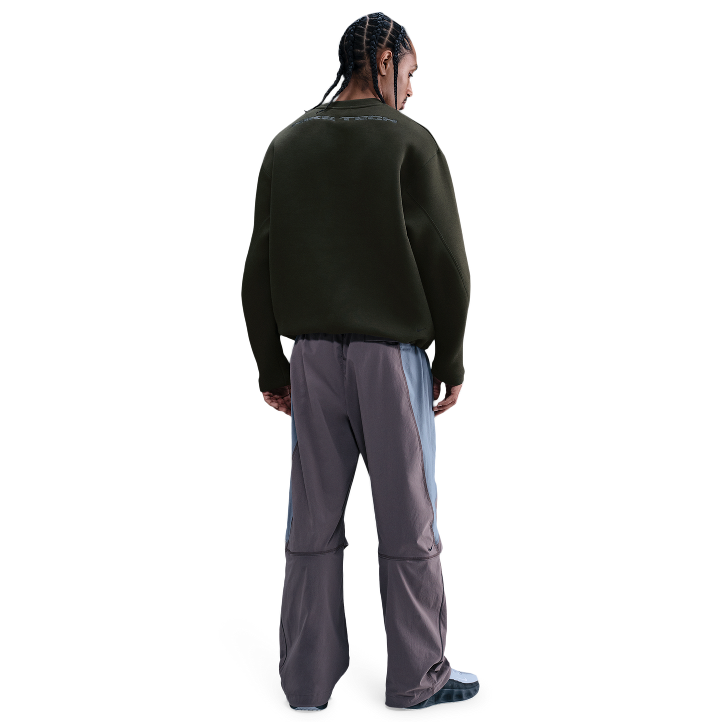 Nike Tech Fleece Crew GX - Men's - Sequoia/Black