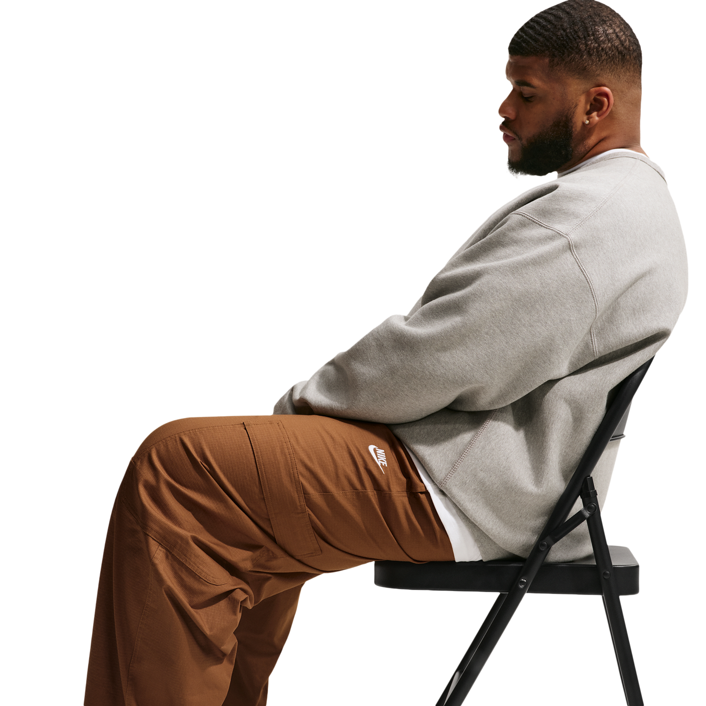 Nike Club Woven Cargo Pants Collection - Men's - Ale Brown/White