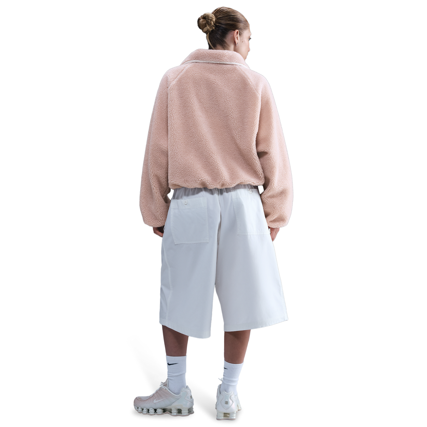 Nike NSW Street Sherpa Jacket - Women's - Silt Red/Sail