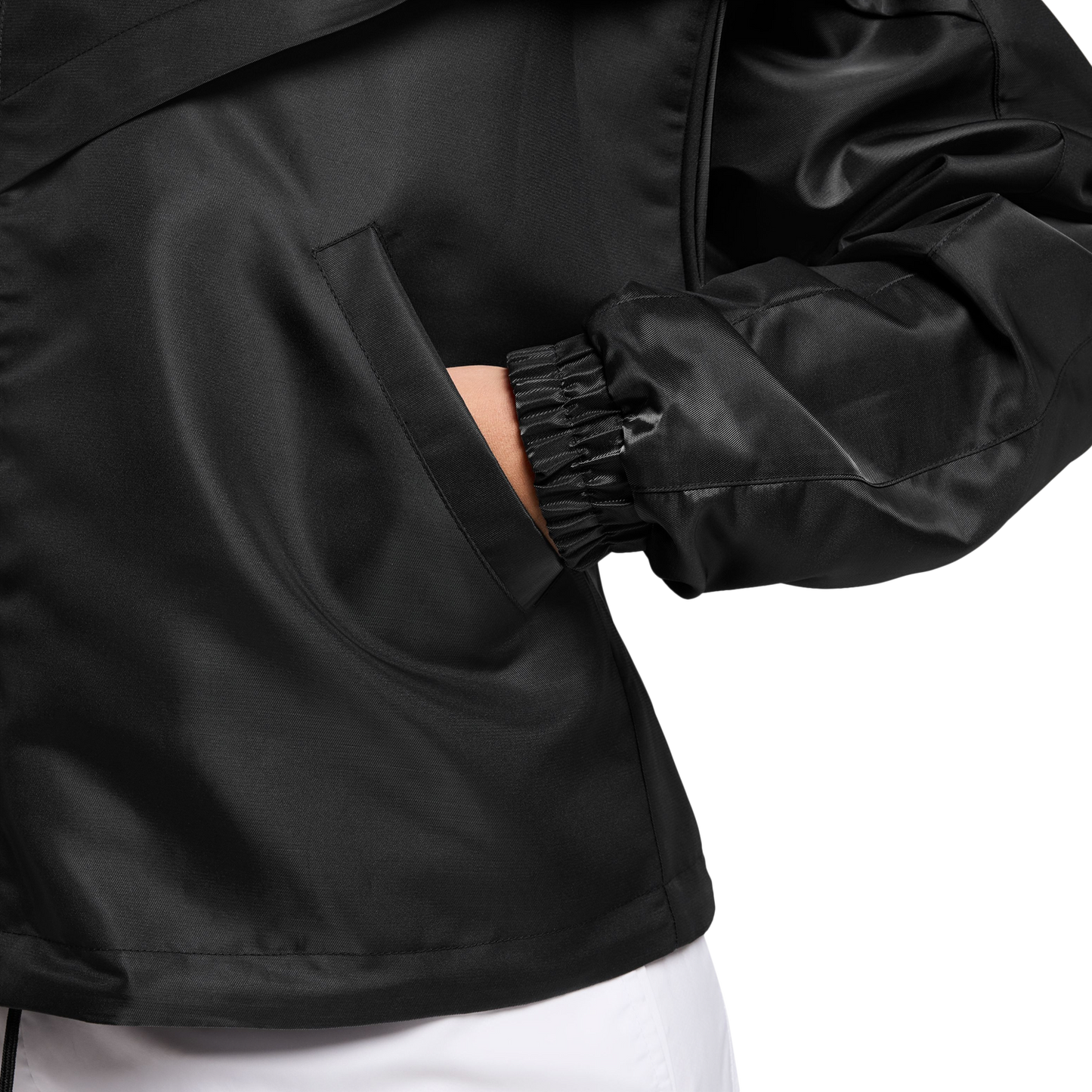 Nike NSW Shine Windrunner Jacket - Women's - White/Black