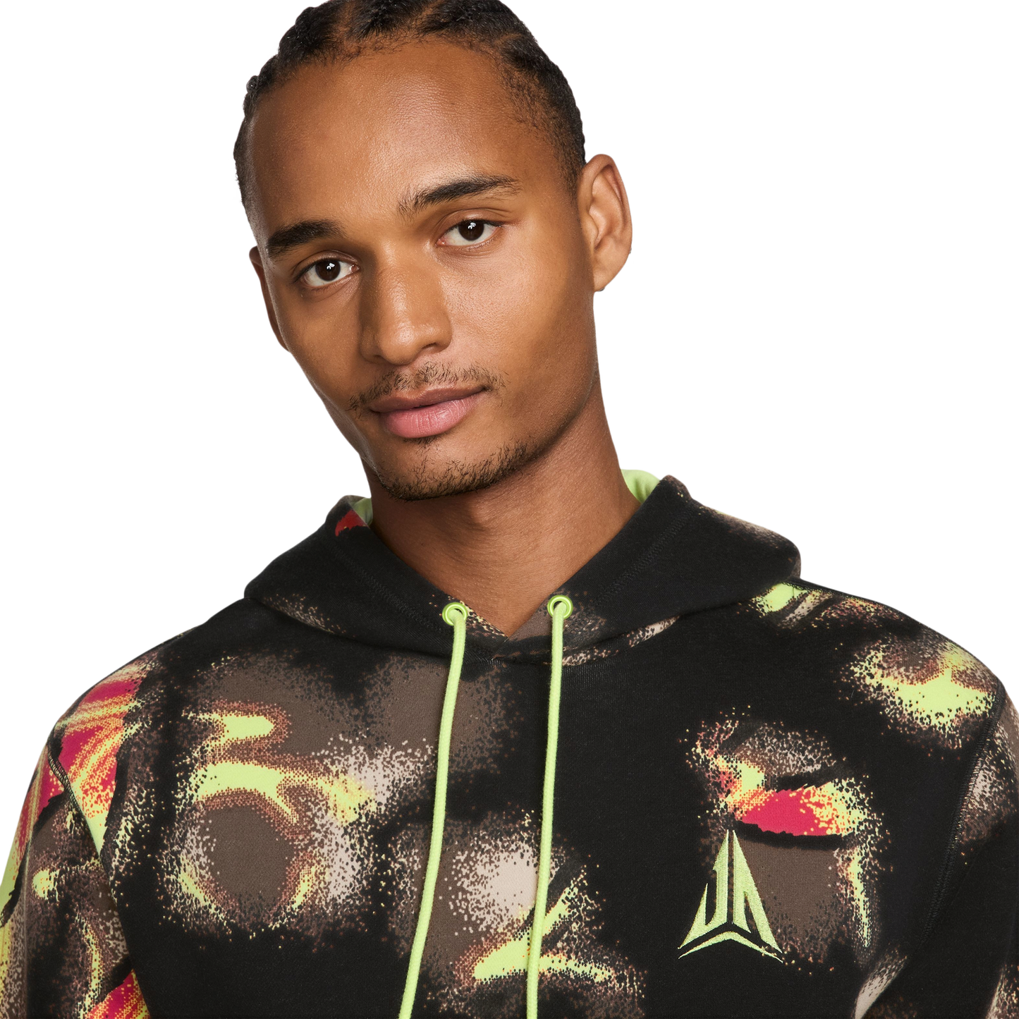 Nike Ja Club Basketball Pullover Hoodie - Men's - Light Lemon Twist/Grey