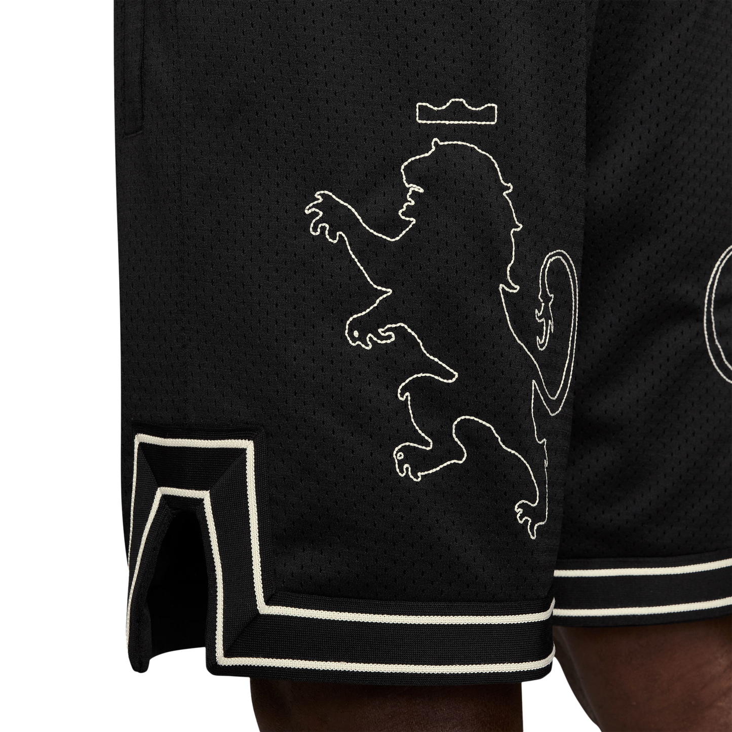 Nike LeBron 8 Inch Shorts - Men's - Black/Sail