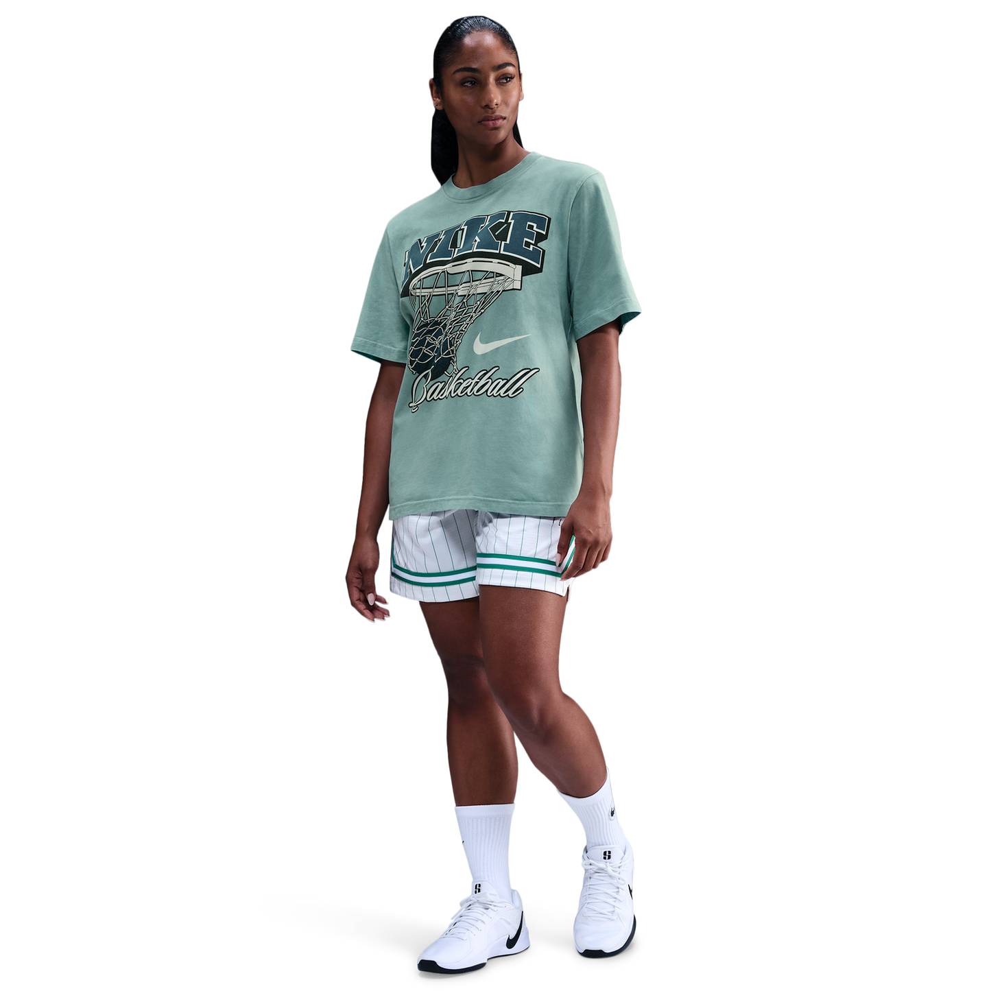 Nike Dri-FIT Basketball Tee - Women's - Cannon