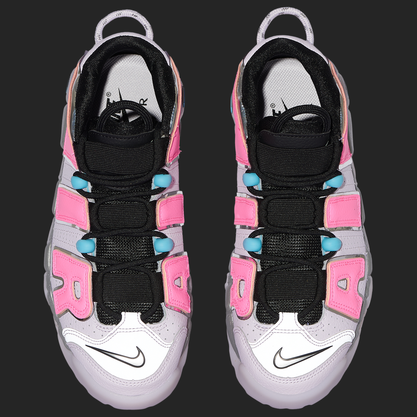 Nike Air More Uptempo - Women's - Pink/Silver