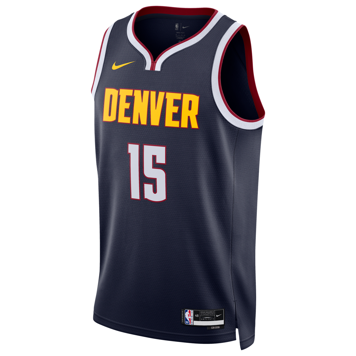 Nike NBA Nuggets Swingman Icon Edition Jersey - Men's - Blue/Red