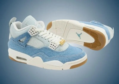Nike Air Wmns Jordan 4 Retro TEX Worn Blue Denim