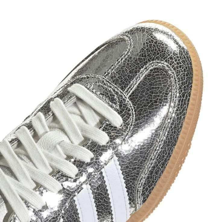 Samba OG Silver Metallic Cracked Leather - foto 7