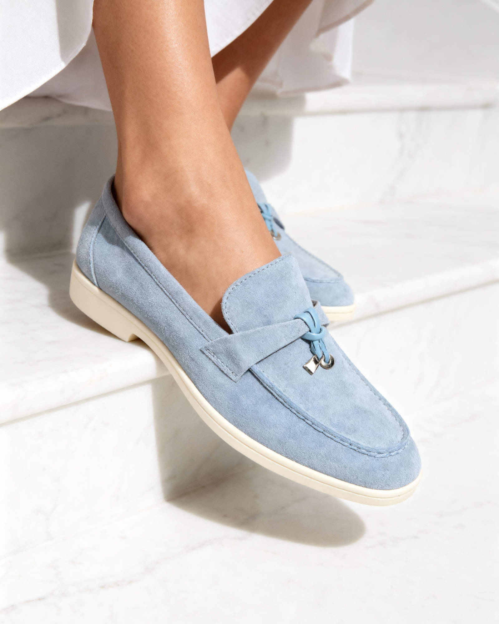 Suede Lady Loafers - foto 6