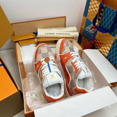 Louis Vuitton LV Trainer #54 Sneakers Orange