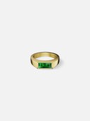 GREEN COMO RING | 18K Gold