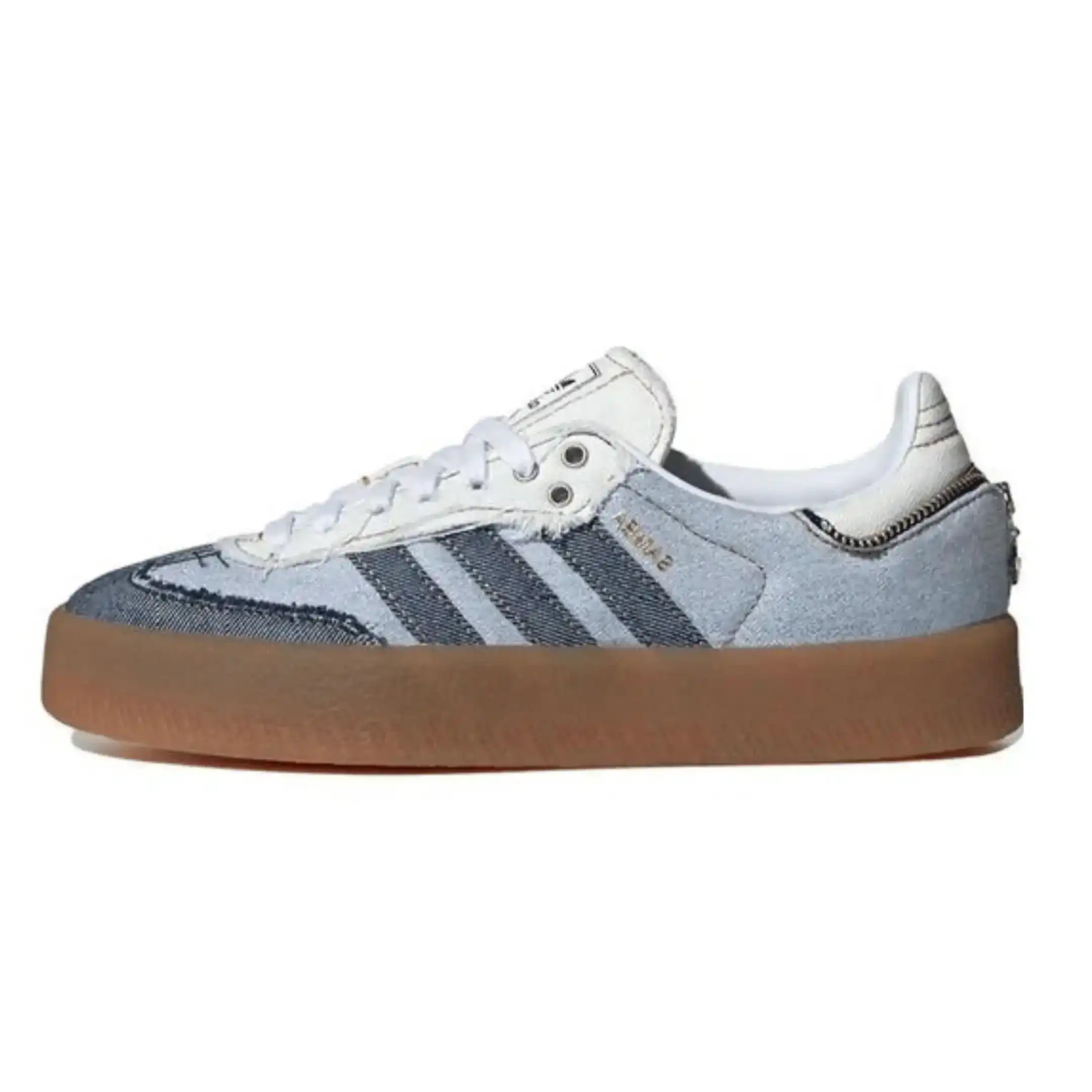 Adidas Samba Silver Metallic Cracked Leather (Special Edition) - foto 2