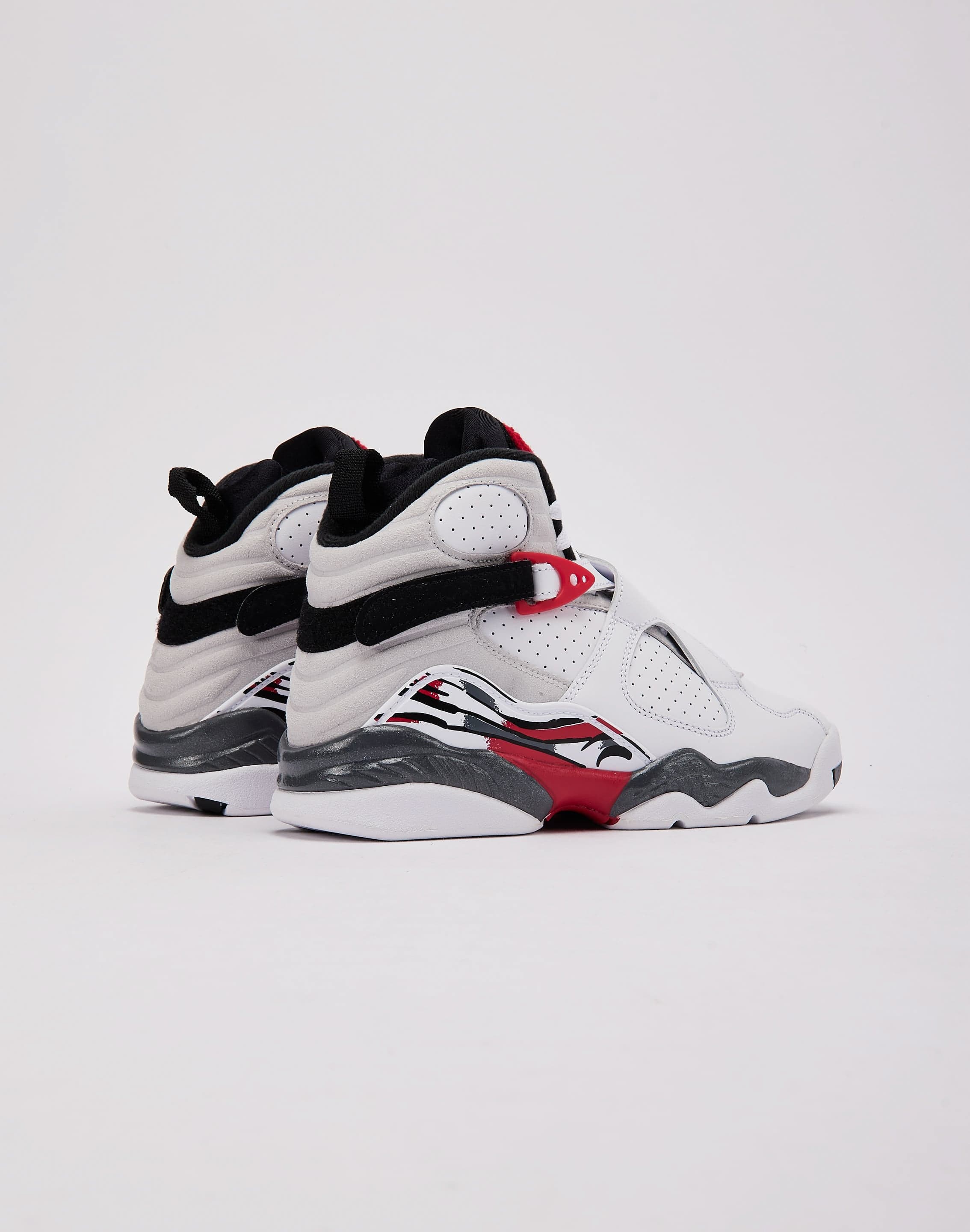 Jordan Air Jordan 8 Retro 'White and True Red' Grade-School
