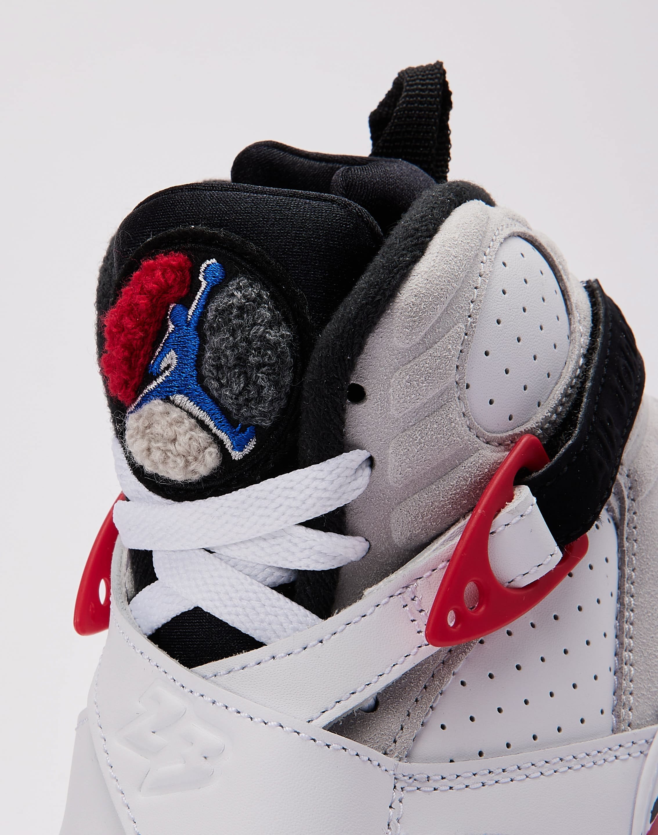 Jordan Air Jordan 8 Retro 'White and True Red' Grade-School