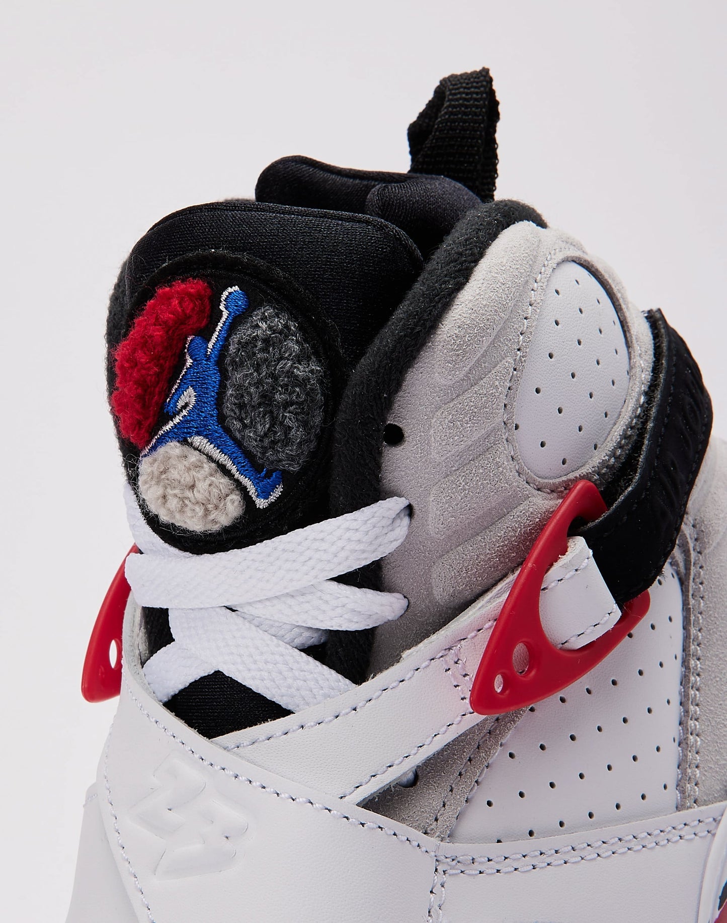 Jordan Air Jordan 8 Retro 'White and True Red' Grade-School