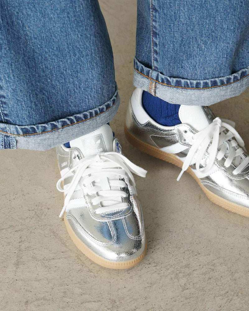 Samba OG Silver Metallic Cracked Leather - foto 3