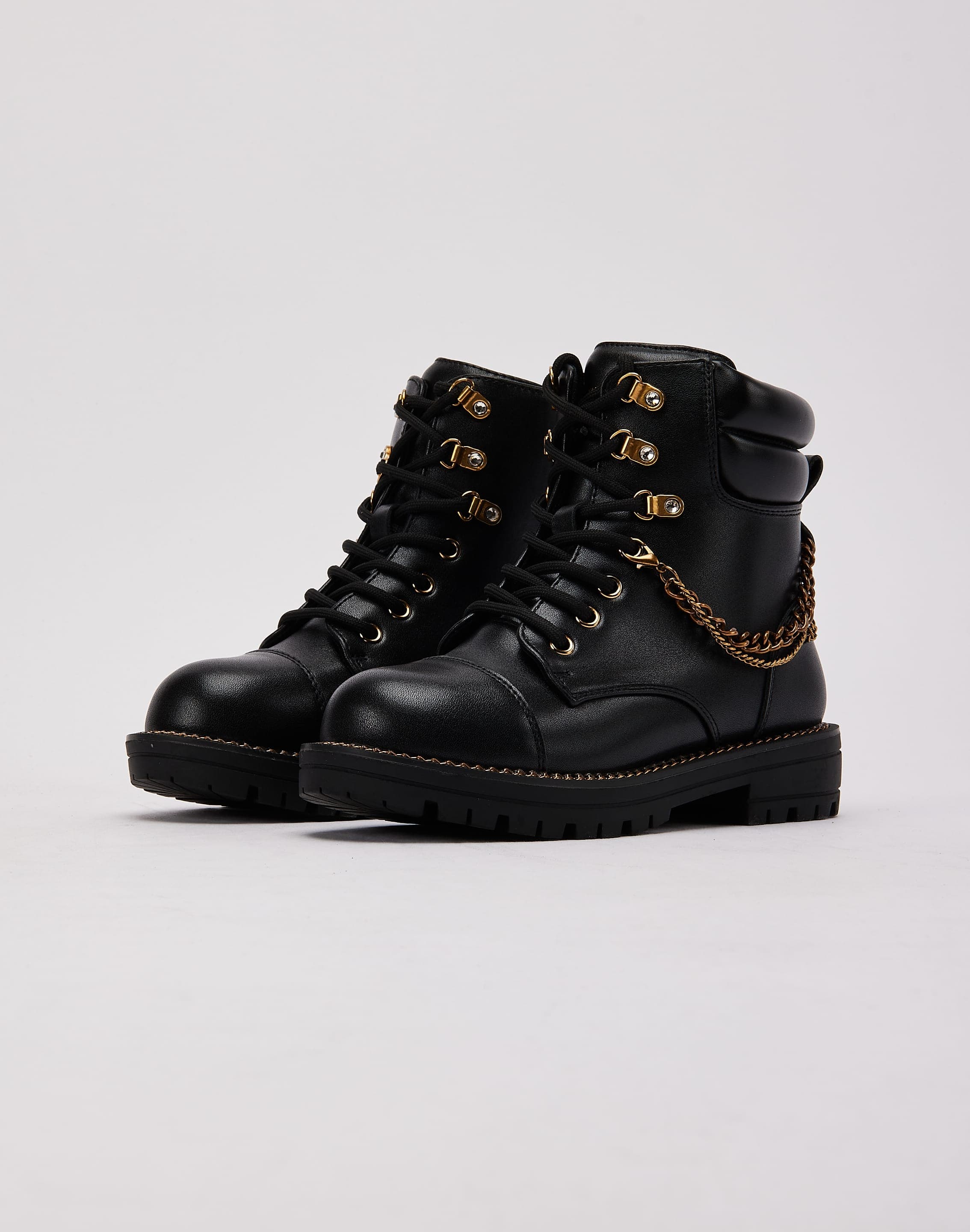 Kurt Geiger Chain Combat Boot Pre-School