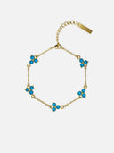 OCEAN CLOVER BRACELET | 18K Gold
