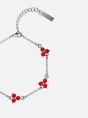 RED CLOVER BRACELET | Silver
