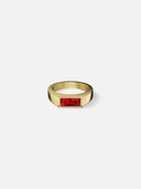 RED COMO RING | 18K Gold