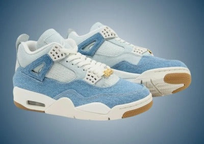 Nike Air Wmns Jordan 4 Retro TEX Worn Blue Denim