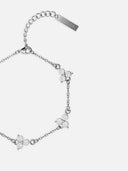 WHITE CLOVER BRACELET | Silver