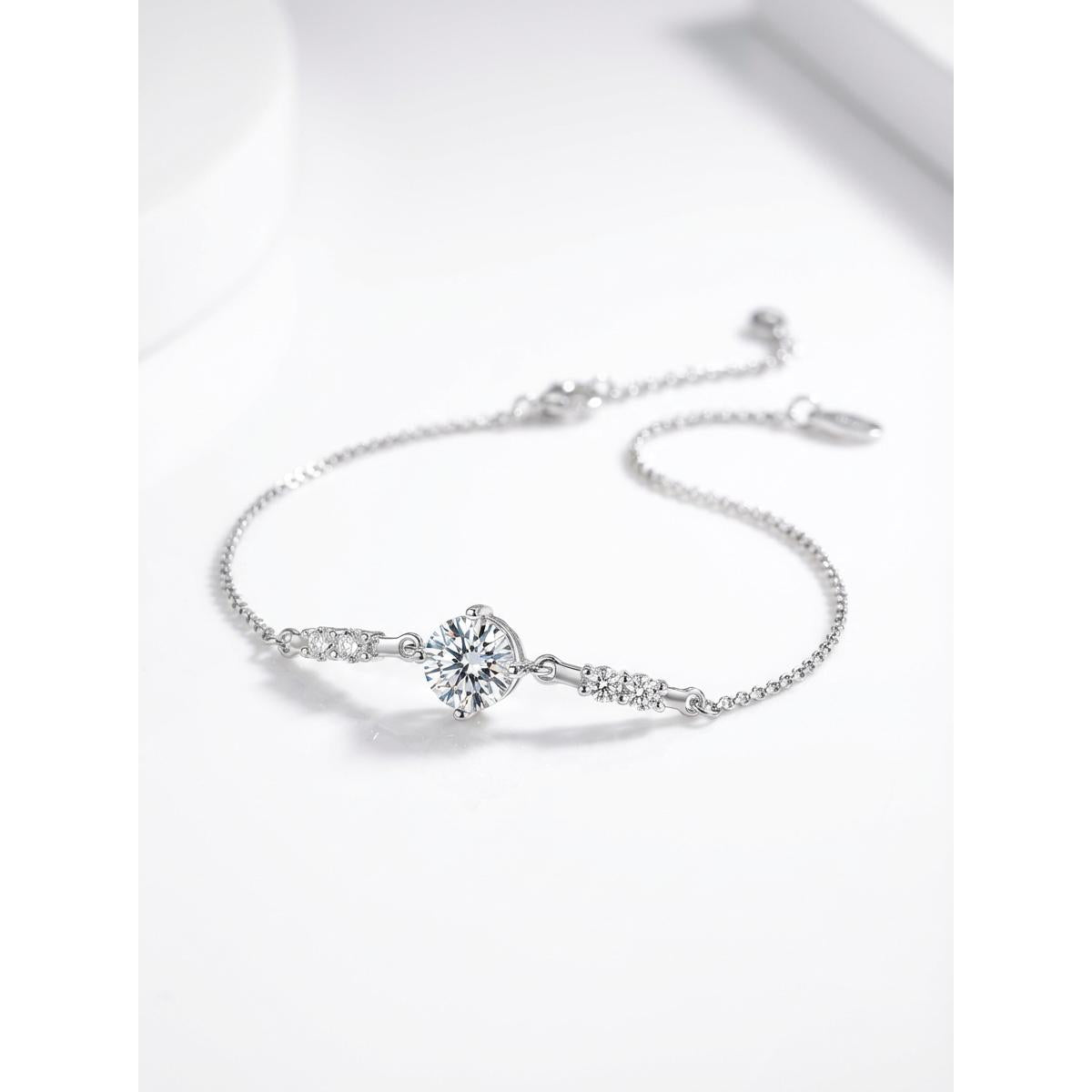 Arcana™ Elegant Basic 1CT Bracelet – 925 Sterling Silver