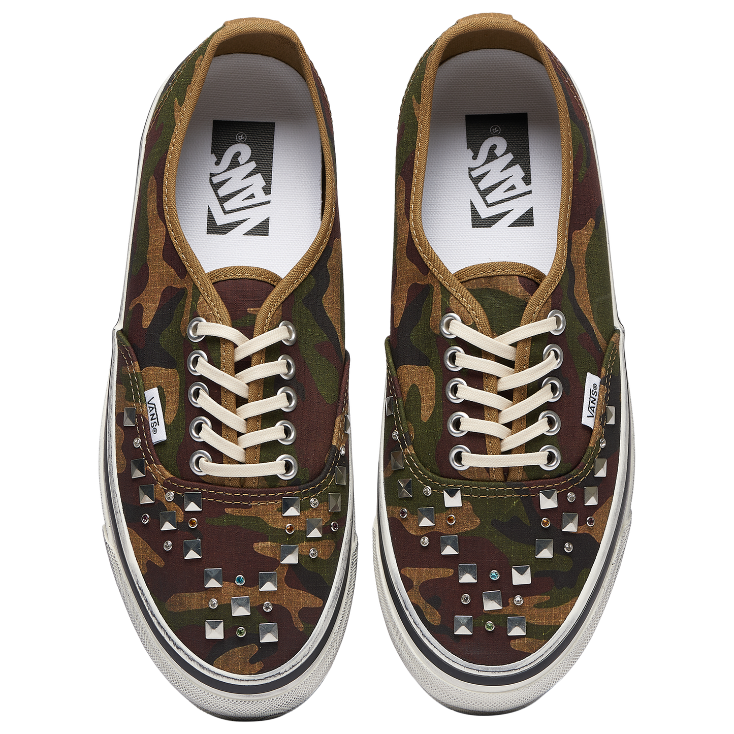 Vans LX Authentic 44 - Men's - Black/Comabt Woodland Camo/Olive