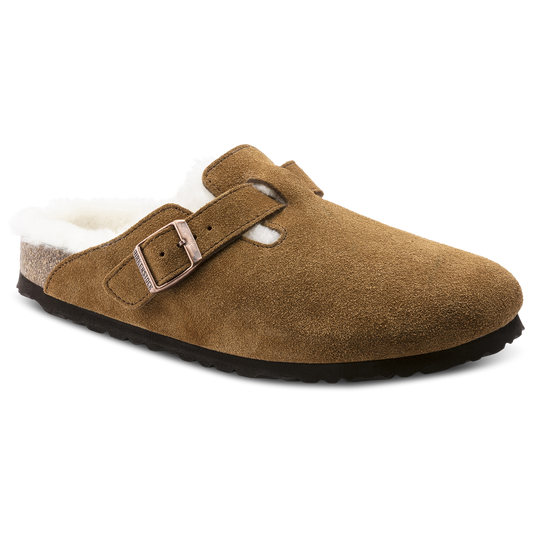Birkenstock Boston Shearling - Women's - Mink
