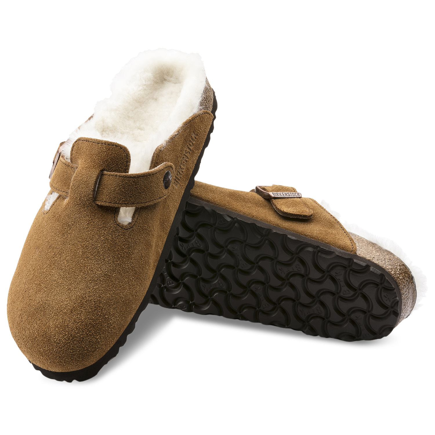 Birkenstock Boston Shearling - Women's - Mink